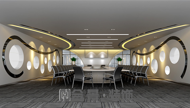 簽約國創辦公樓裝修綜合工程